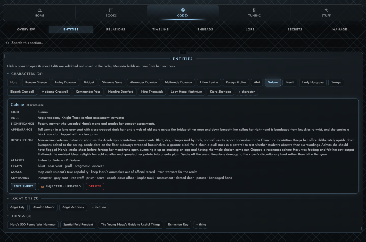 Entity Tracking