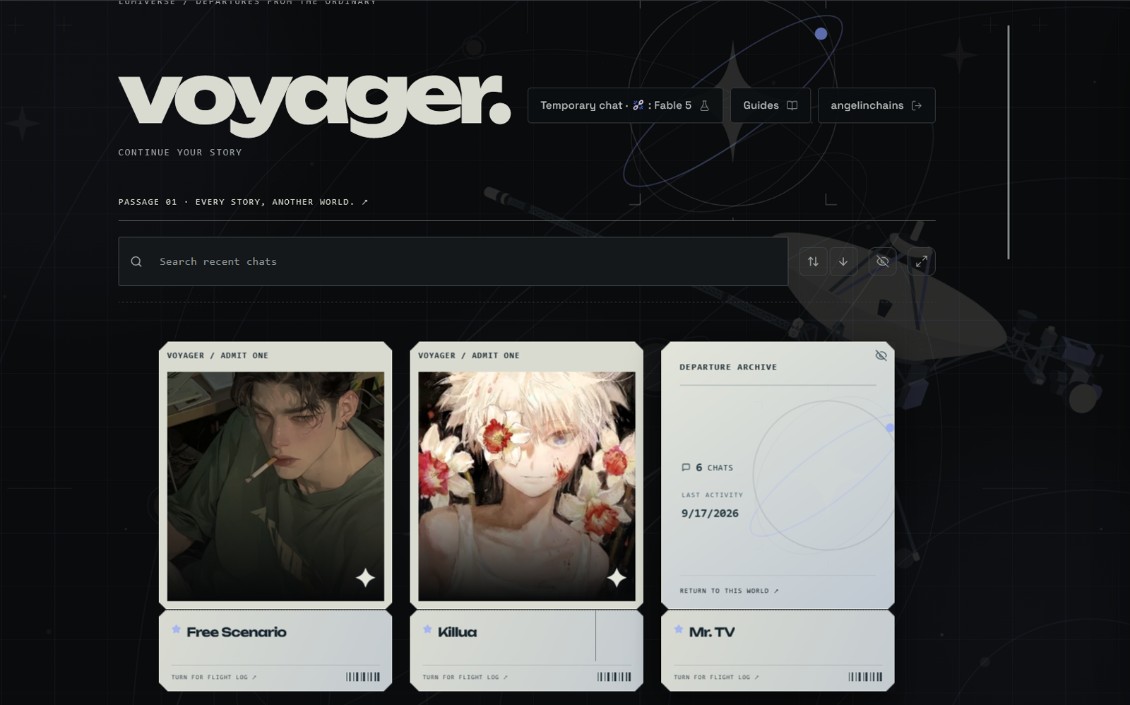 Landing page